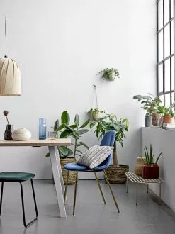 Bloomingville Em Matstol Blå Polyester 2 St -Bord Försäljningsbutik imagehandler 5 2 5