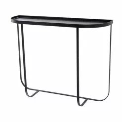 Bloomingville Console Table Harper Black Metal L 100 X H 80 Cm -Bord Försäljningsbutik imagehandler 68 1 1