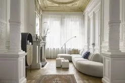 HKliving Retro Ovalt Skap Sort. -Bord Försäljningsbutik mka1934 d