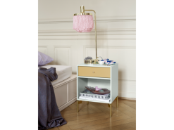 Montana Selections DREAM Nattbord Antrasitt Flervalg -Bord Försäljningsbutik montana home19 20 gb bedroom dream mist cumin detail