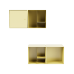 Montana Mini Komplett Modul Nr3 Flerval -Bord Försäljningsbutik montana mini configuration 2x2 camomile front