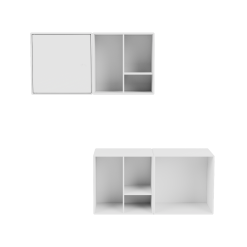 Montana Mini Komplett Modul Nr3 Flerval -Bord Försäljningsbutik montana mini configuration 2x2 newwhite front