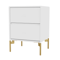 Montana Selection DRIFT Nattbord New White Flervalg -Bord Försäljningsbutik montana selection drift newwhite legs brass perspective