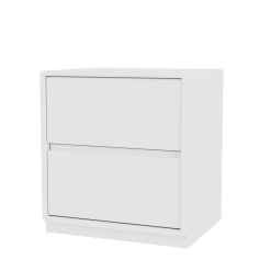 Montana Selection DRIFT Nattbord New White Flervalg -Bord Försäljningsbutik montana selection drift newwhite plinthh3 perspective