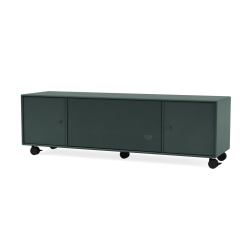 Montana Selection OCTAVE III TV-Benk Black Flervalg 16 Montana Selection OCTAVE III TV-Benk Black Flervalg -Bord Försäljningsbutik montana selection octave iii blackjade castors perspective