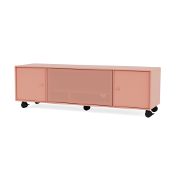 Montana Selection OCTAVE III TV-Benk Rhubarb Flervalg -Bord Försäljningsbutik montana selection octave iii rhubarb castors perspective