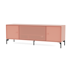 Montana Selection OCTAVE III TV-Benk Rhubarb Flervalg -Bord Försäljningsbutik montana selection octave iii rhubarb legs black perspective