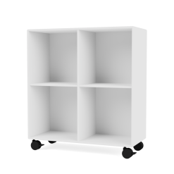 Montana Selection SHOW Bokhylle New White Flervalg -Bord Försäljningsbutik montana selections show newwhite castors perspective