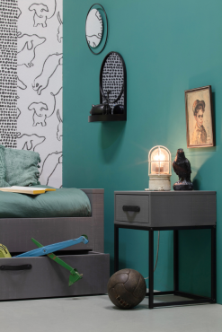 WOOOD Morris Sängbord Tallgrå 13 WOOOD Morris Sängbord Tallgrå -Bord Försäljningsbutik morrisnattbord