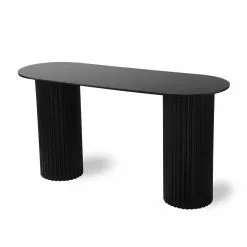HKliving Pillar Skrivebord Sort -Bord Försäljningsbutik mta2834 a