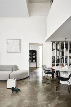 HKliving Pillar Spisebord Hvit Ø140 -Bord Försäljningsbutik mta2837 d