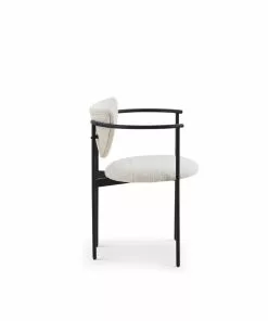 Njordec Lunar Spisestol Creme Boucle -Bord Försäljningsbutik nj1190 bc02 lunar chair creme boucle 2