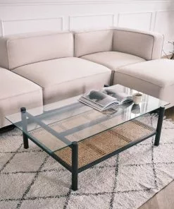 Njordec Neo Kaffebord M/Glassplate Flervalg -Bord Försäljningsbutik nj5004 bocg neo sofabord 2