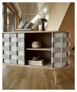 Njordec Filt Skjenk, Naturlig Eik, 160cm 9 Njordec Filt Skjenk, Naturlig Eik, 160cm -Bord Försäljningsbutik njordec felt skaenk lys eg b160 skaenk nj00056 3 4d7c