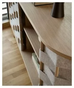 Njordec Filt Skjenk, Naturlig Eik, 160cm 10 Njordec Filt Skjenk, Naturlig Eik, 160cm -Bord Försäljningsbutik njordec felt skaenk lys eg b160 skaenk nj00056 4 998a