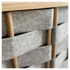 Njordec Filt Skjenk, Naturlig Eik, 160cm 11 Njordec Filt Skjenk, Naturlig Eik, 160cm -Bord Försäljningsbutik njordec felt skaenk lys eg b160 skaenke nj00056 5 928a