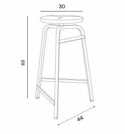 Northern Treble Barstol H65 Cm Flervalg -Bord Försäljningsbutik northerntreblekrakk 6