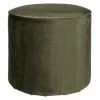 WOOOD Sara Rund Puff Hög Sammet Varmgrön -Bord Försäljningsbutik product large 8714713058693
