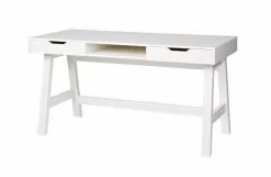 WOOOD Nikki Skrivbord Furu Vit -Bord Försäljningsbutik product large 8714713059942 3