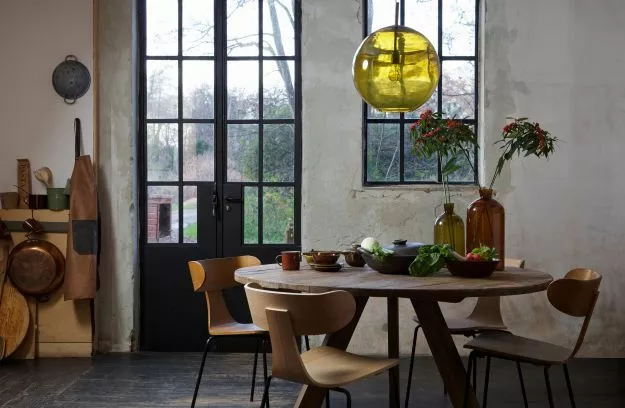 BePureHome Form Trästol Med Metallben Brun 2 Stk 8 BePureHome Form Trästol Med Metallben Brun 2 Stk - Bild 6