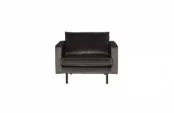 BePureHome Rodeo Sofastol Velvet Antrasitt