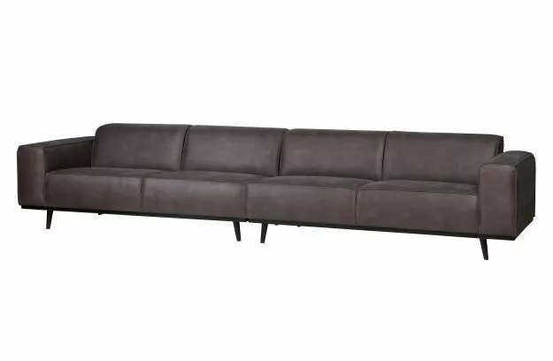 BePureHome Statement Xl 4-sits 372 Cm Ekologiskt Lädergrått 6 BePureHome Statement Xl 4-sits 372 Cm Ekologiskt Lädergrått - Bild 4