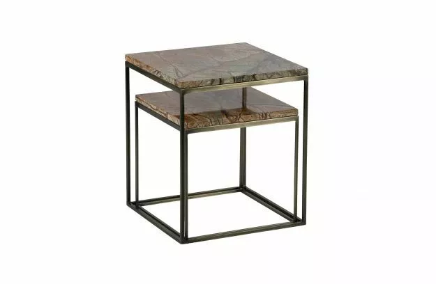 BePureHome Set Med 2 Mjuka Sidobord Marmor Antik Mässing 11 BePureHome Set Med 2 Mjuka Sidobord Marmor Antik Mässing - Bild 9