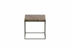 BePureHome Set Med 2 Mjuka Sidobord Marmor Antik Mässing