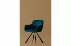 WOOOD Elaine Matstol Stol Sammet Djupt Hav -Bord Försäljningsbutik product large 8714713076581 6