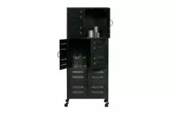 WOOOD Boaz Metallskåp Svart -Bord Försäljningsbutik product large 8714713077786 4