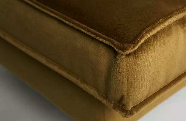 BePureHome Rodeo Daybed Velvet Honninggul 4 BePureHome Rodeo Daybed Velvet Honninggul - Bild 2