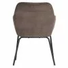 Vtwonen Set Med 2 - Stämnings Matstol Med Sammet Antracit