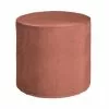 WOOOD Sara Rund Puff Hög Sammet Gammalrosa -Bord Försäljningsbutik product large 8714713085927