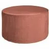 WOOOD Sara Rund Puff Låg Sammet Gammalrosa -Bord Försäljningsbutik product large 8714713085934