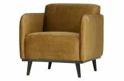 BePureHome Statement Fåtölj Sammet Honung Gul -Bord Försäljningsbutik product large 8714713088157 2