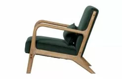 WOOOD Mark Fåtölj Sammet Grön