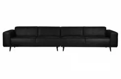 BePureHome Statement Xl 4-sits 372 Cm Suedine Svart