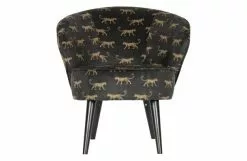 WOOOD Bo Fåtölj Sammet Pantertryck 13 WOOOD Bo Fåtölj Sammet Pantertryck -Bord Försäljningsbutik product large 8714713093922