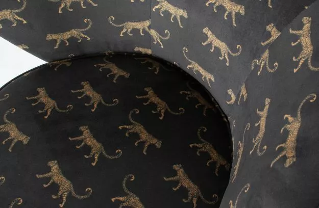 WOOOD Bo Fåtölj Sammet Pantertryck 6 WOOOD Bo Fåtölj Sammet Pantertryck - Bild 4