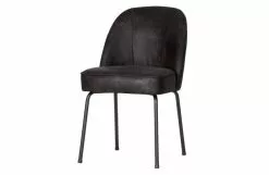 BePureHome Vogue Matstol Svart Läder 2 St -Bord Försäljningsbutik product large 8714713095537 2