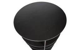 WOOOD Trian Tower Bokhylla Runt Trä Svart -Bord Försäljningsbutik product large 8714713097616 5