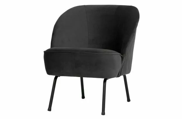 BePureHome Vogue Easy Chair Velvet Black 6 BePureHome Vogue Easy Chair Velvet Black - Bild 4