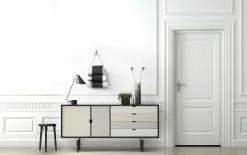 Andersen S6 Sideboard Svart Lackerad Ek / Mångfärgad -Bord Försäljningsbutik s6 sort flerfarvet 1 1 1 1 1
