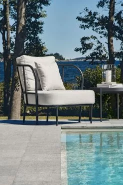 Skargaarden Saltö Lounge Stol Flerval -Bord Försäljningsbutik salt lounge chair medium