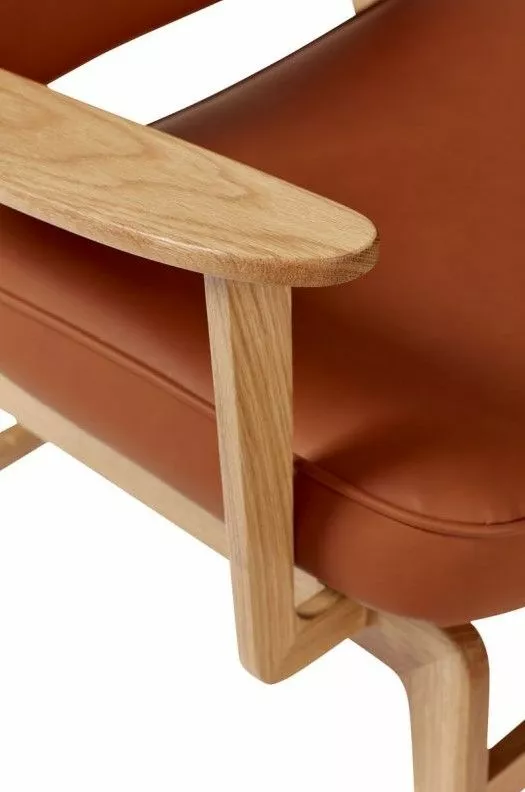 Hübsch Fåtölj Ek / Brun FSC OEKO-TEX 5 Hübsch Fåtölj Ek / Brun FSC OEKO-TEX - Bild 3