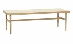 Hübsch Soffbord Ek Natur Med Fiskeben FSC