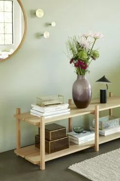 Hübsch Bokhylla Ek Med 2 Hyllor FSC -Bord Försäljningsbutik screenshot 230