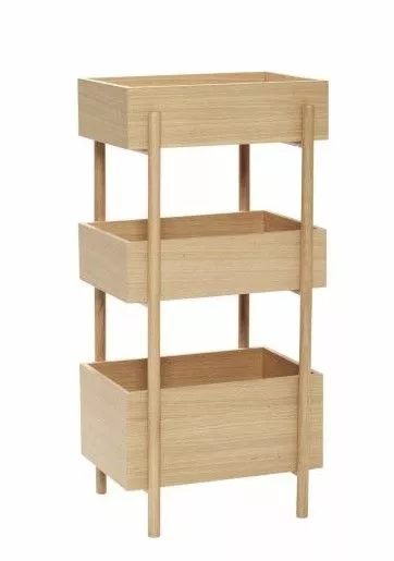 Hübsch Konsolhylla Eik Natur FSC. 3 Hübsch Konsolhylla Eik Natur FSC.