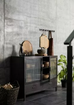 Muubs Dallas Kabinett Jern/Glass Sort -Bord Försäljningsbutik screenshot 27 8