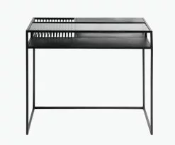 Muubs Denver Skrivebord Metall/Glass Sort